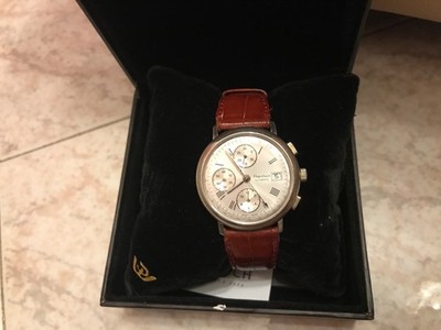 Philip Watch Chronograph Automatik 8041948082 mit 925 Silber Gehäuse