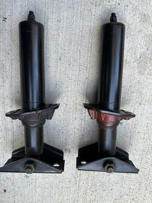 84-93 BMW E30 325e 325i 325iX Convertible Front Bumper Shocks Absorber Pair OEM