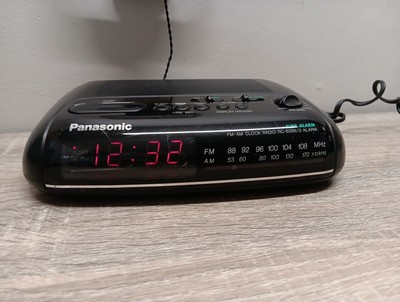 Panasonic RC-6088 AM/FM Dual Alarm Clock Radio Red LED Works | eBay