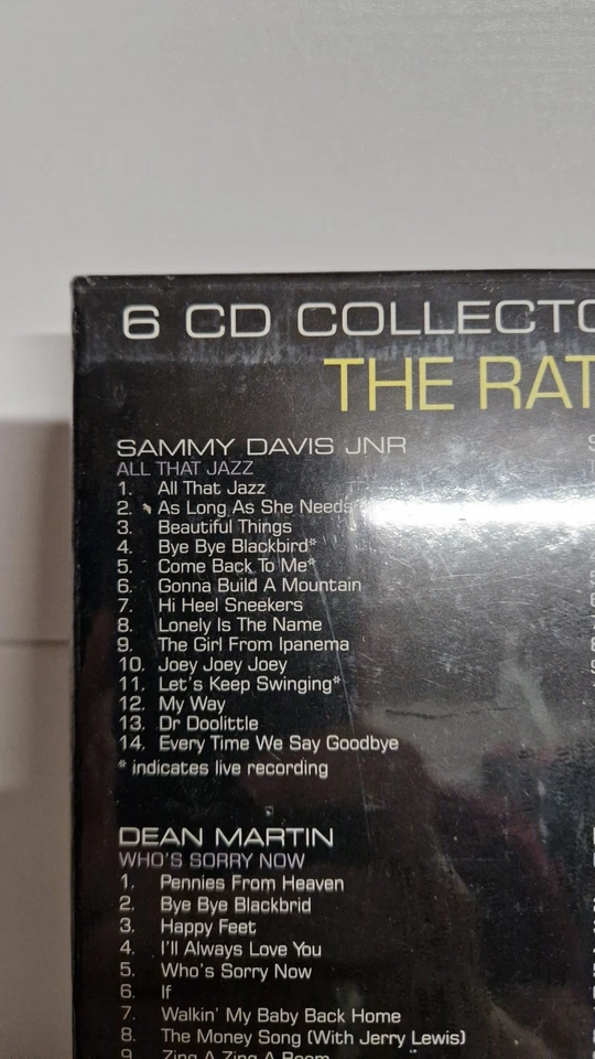 The Ratpack Frank Sinatra Sammy Davis Junior Dean Martin 6-CD-Box NEU OVP - Bild 3 von 4