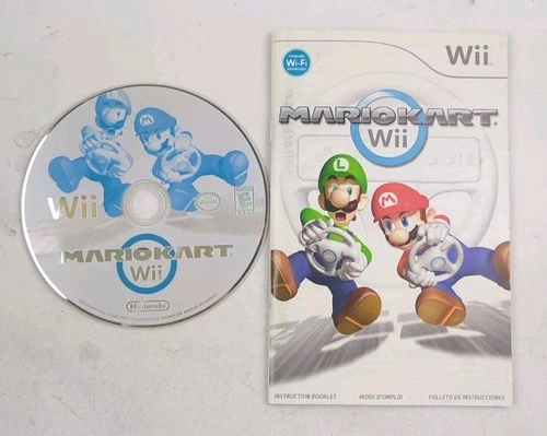 New ListingMario Kart Wii Nintendo Wii Game Disc + Manual Only NO CASE Tested Working Super