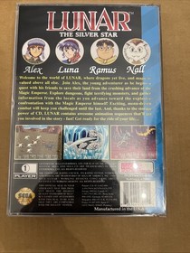 Sega CD Lunar: The Silver Star CD-In-Box 1993 Complete w/ Manual Tested Working