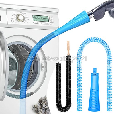 #ad Universal Dryer Vent Lint Remover Vacuum Hose Attachment Cleaner Kit with Brush $8.99