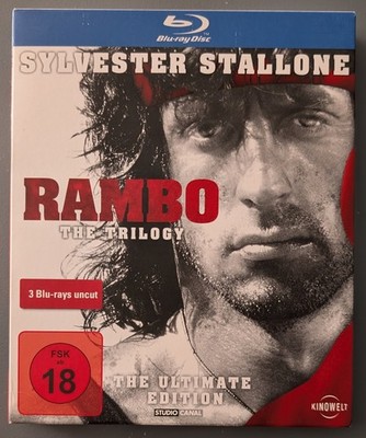 Rambo - The Trilogy Ultimate Edition uncut, 3 Blu-ray (Sylvester Stallone)
