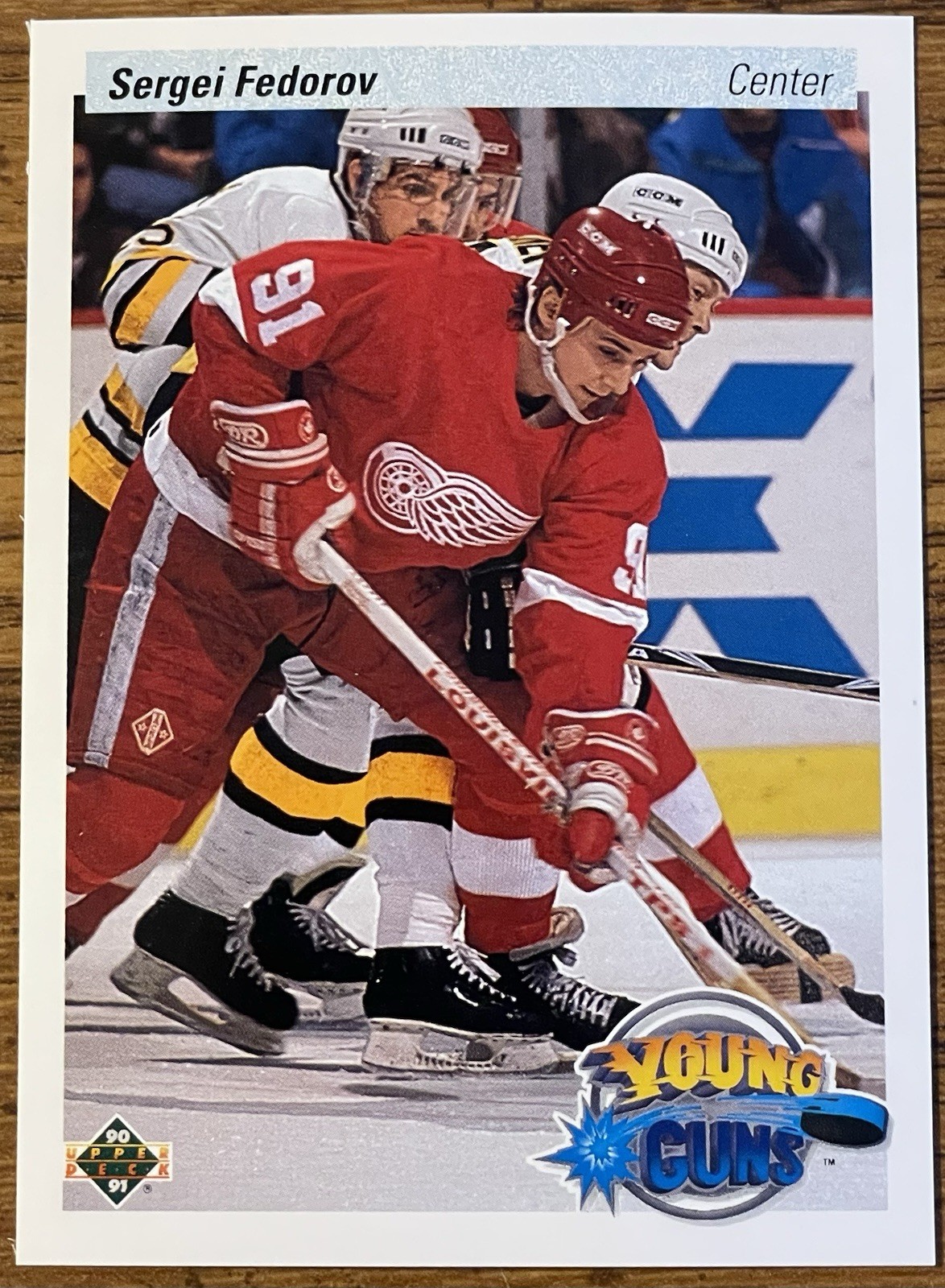 Sergei Fedorov 1990-91 Upper Deck Young Guns Rookie Card #525 HOF RC Free Ship