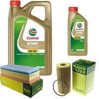 Inspektionspaket 6L Castrol Titanium 5W-30 FüR Audi A4 Avant 2.0 TDI 1.8 Tfsi Q5