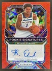2020-21 Panini Prizm Anthony Edwards RC Prizm Choice Auto #RS-AEW Rookie