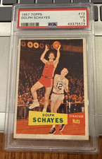 1957-58 Topps - Dolph Schayes #13 (RC) PSA VG 3
