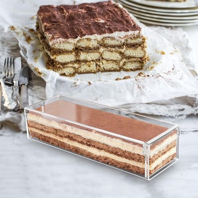 Tiramisu Behälter stabil Acryl leicht Multifunktion Dessertträger