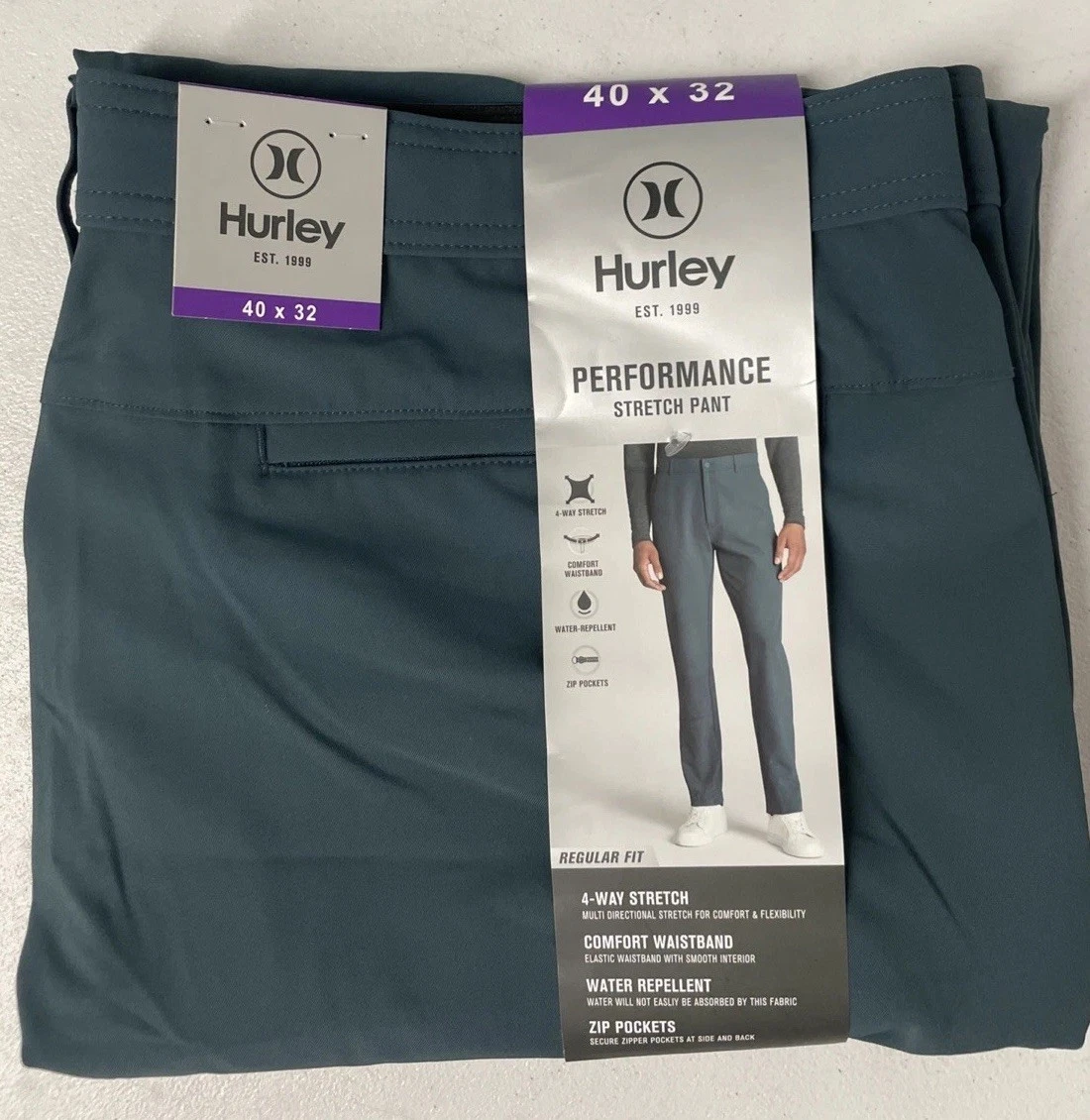 Pantalons Hurley Modèle Industry Relaxed Pant Couleur Bleu HURLEY