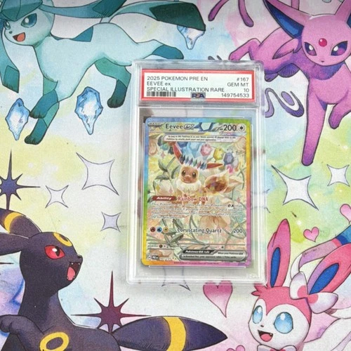 Pokémon Eevee ex Special Illustration Rare Prismatic Evolutions 167/131 Holo