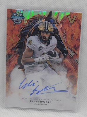 #ad 2025 Bowman University Eli Stowers Auto Workhorse Vanderbilt $20.00