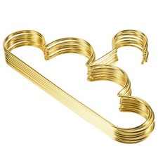 10Pcs Hangers Non Slip Metal Toddlers Clothes Hanger Golden Kids Cloud1112