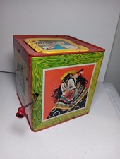 1961 Matty Mattel Jack in the Box Clown Vintage - Not Working - For Display Only