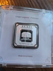Geiger Schloss Guldengossa Silver 1 oz Square Zerifikat Bar