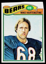 Mike Hartenstine, 1977 Topps, #199, Chicago Bears, RC