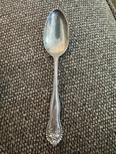 Gorham - Lancaster Rose - STERLING SILVER - Tablespoon 1897 Old Mark, 7” Mono