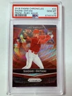 2018 Panini Chronicles Shohei Ohtani RC /199 Prizm Ruby Wave PSA 10 GEM MINT