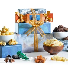 Food Gift Baskets for Holiday Delivery, Men, Women, College Students - Gift with