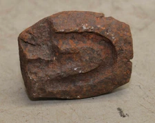 antique hand forged stump stake swage collectible hook latch forming tool 