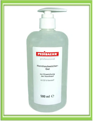Pedibaehr Nagelhautentferner Hornhautweicher Gel 20% Urea 500ml |€25,-/L