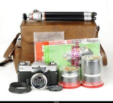 Carl Zeiss Skoparex 3,4/35mm Tessar 2,8/50mm Super Dynarex 4/135mm Lens M42 TM42