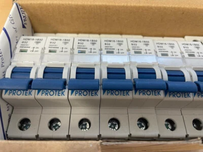 Protek HDM16-1 B6a 10a 16a 32a 10ka Type B MCB SP