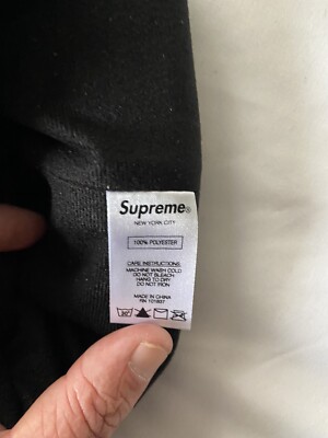 Supreme “Bandana Fleece Neck Gaiter” Color Black, Brand New , FW19
