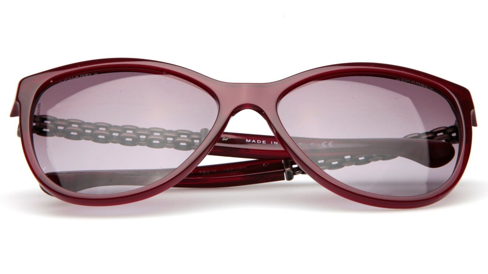 CHANEL Purple Plastic Frame Sunglasses for Women for sale