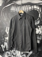 Vintage Moschino Jeans Washed Grey Designed Shirt Button Up Men  s Size S