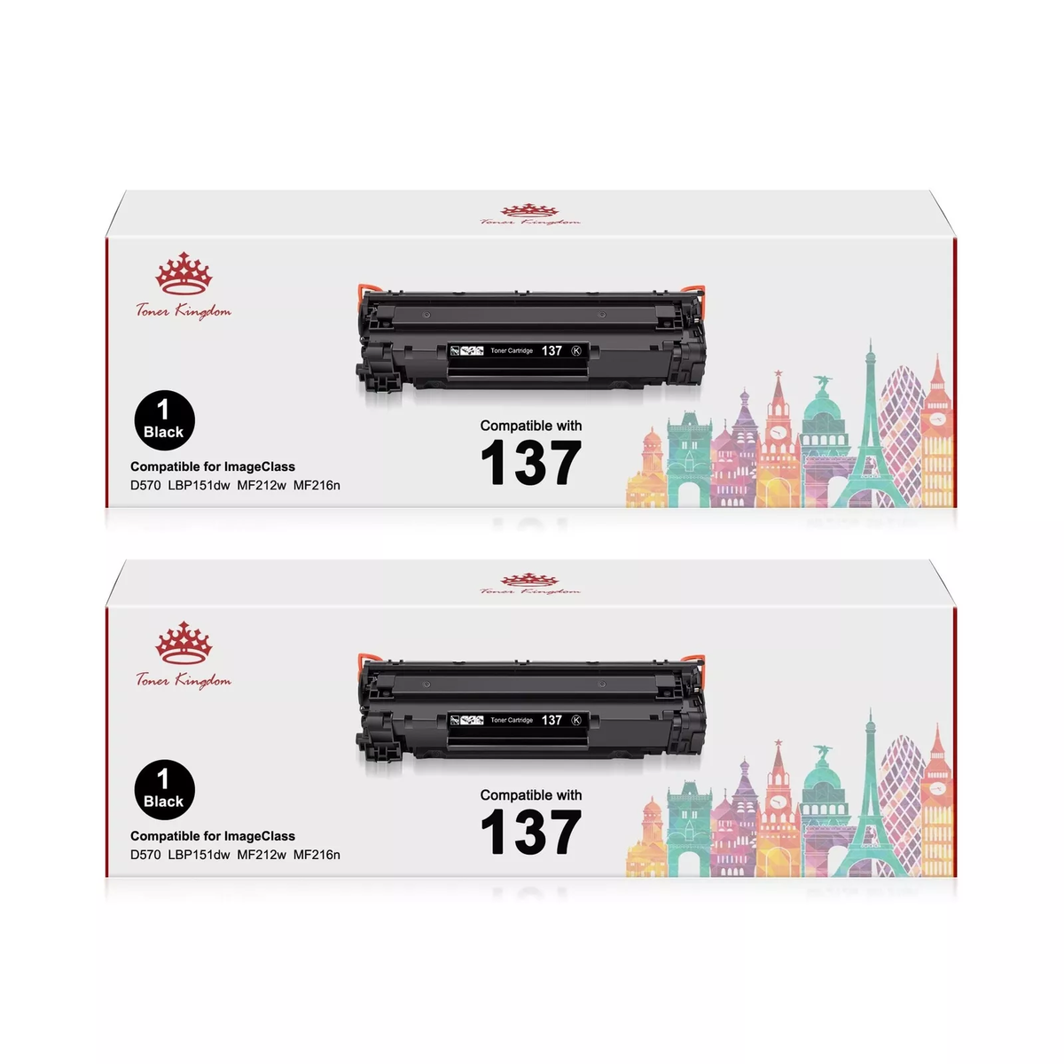 4PK Toner Compatible for CRG137 Canon Imageclass MF227dw MF232w MF236n MF249dw e 4PK Toner Compatible for CRG137 Canon Imageclass MF227dw MF232w MF236n MF249dw e