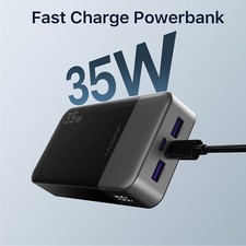 Power Bank 20000mAh Charging Portable External External Battery For Cell Phone