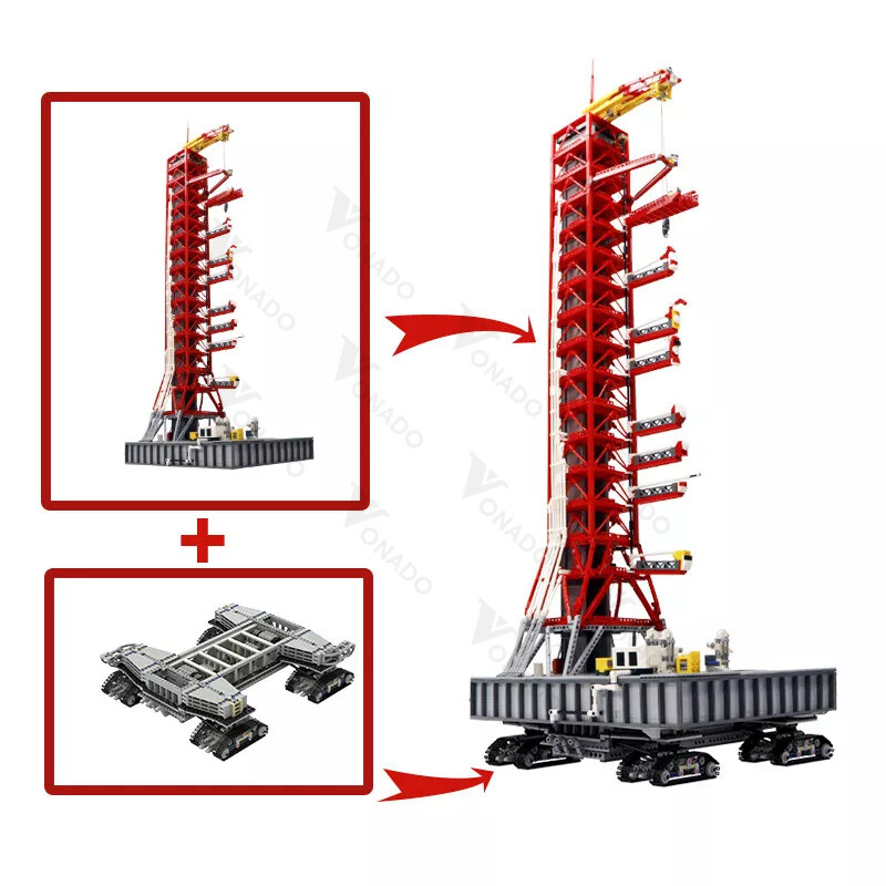 Saturn-V Launch Umbilical Tower Crawler-Transporter Building Block