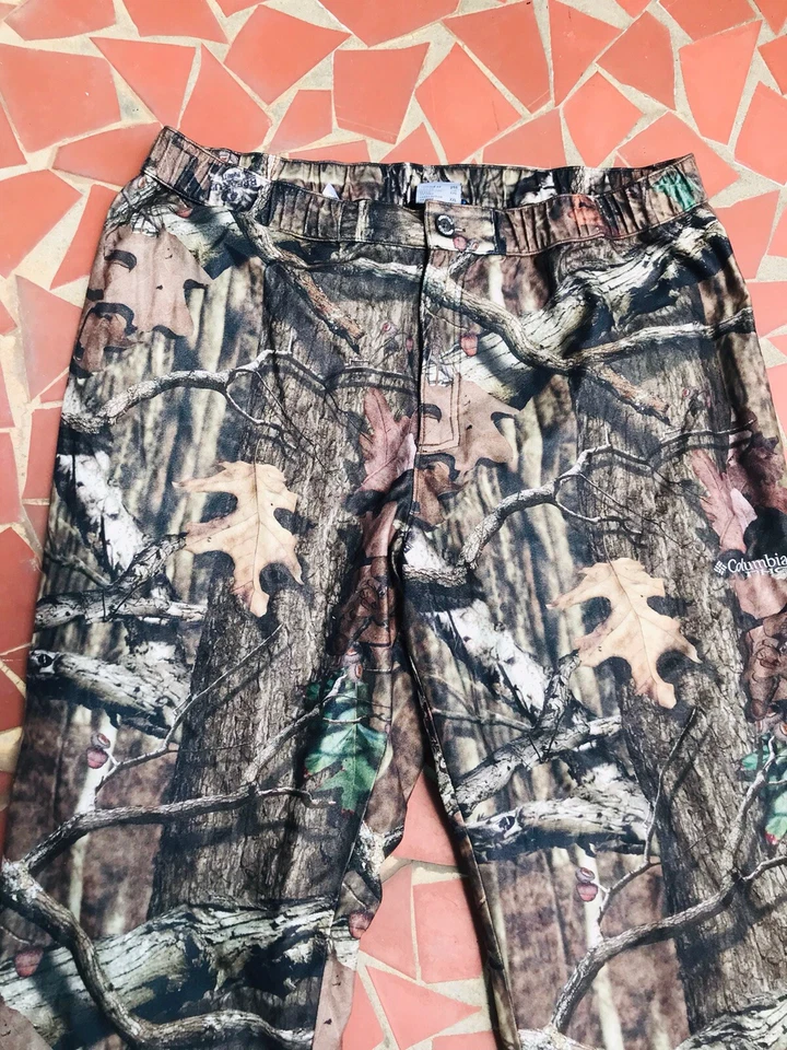 Columbia Camouflage Pants Size XXL PHG Omni-Heat break Up Weather Water Proof - Image 4 of 4