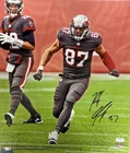 Rob Gronkowski Autographed Tampa Bay Buccaneers 16x20 Photo Fanatics Holo Radke