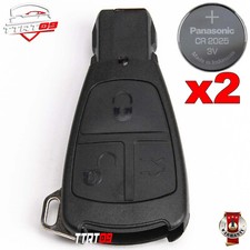 COQUE CLÉ POUR MERCEDES C W202 S202 E W210 CLK C208 S W220 W140 C140 + 2x CR2025