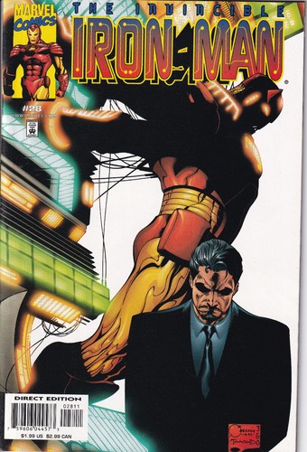 Iron Man (2000) # 25 Variant Marvel Comics * Kurt Busiek * Signed Rob Hunter