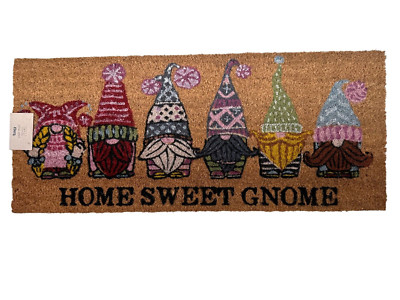 Tag Coir Doormat Home Sweet Gnome G14183 Brand New With Tags Indoor Outdoor Mat