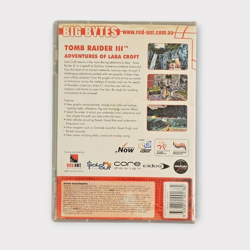 Tomb Raider III 3 Adventures Of Lara Croft - 1998 PC CD ROM Game Free Postage - Picture 2 of 3