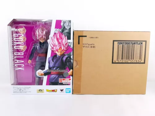 Figura S.H.Figuarts Goku Negro Super Saiyan Rosa Zamasu Potara Dragon Ball Bandai