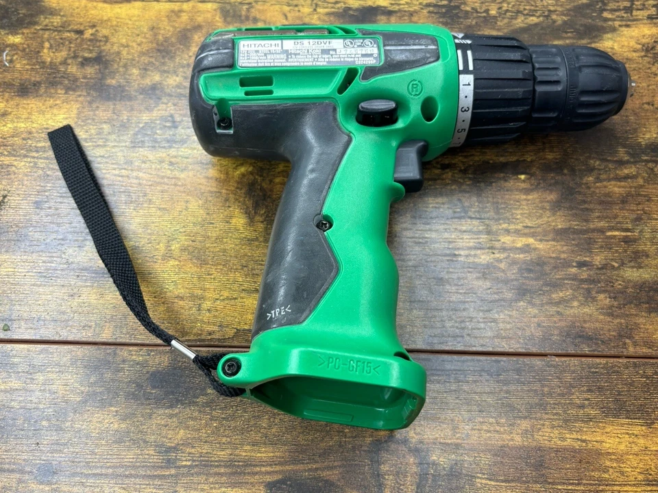 Беспроводная дрель Hitachi DS 12DVF 12 В 3/8 дюйма, без аккумулятора/зарядного устройства - Изображение 2 из 4