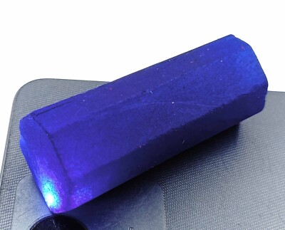 Rare 380 Ct IGL Certified Natural Royal Blue Sapphire Slice African Gemstone KKB
