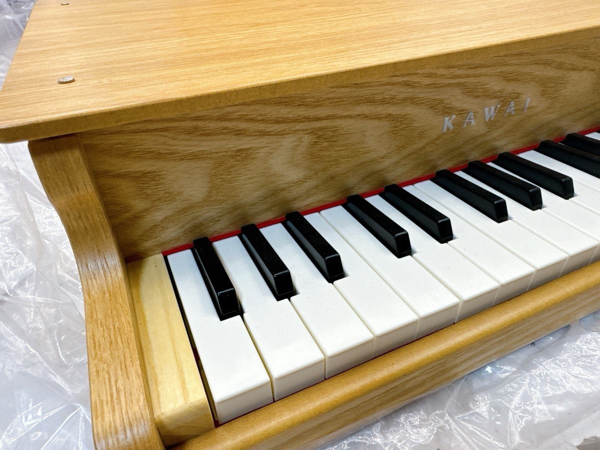KAWAI Mini Grand Piano 1144 Wooden 32-Key Toy Piano Natural Brown