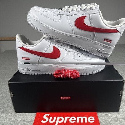 Nike X Supreme  Air Force 1 Low Shanghai Exclusive  New Size 13 Supreme Laces