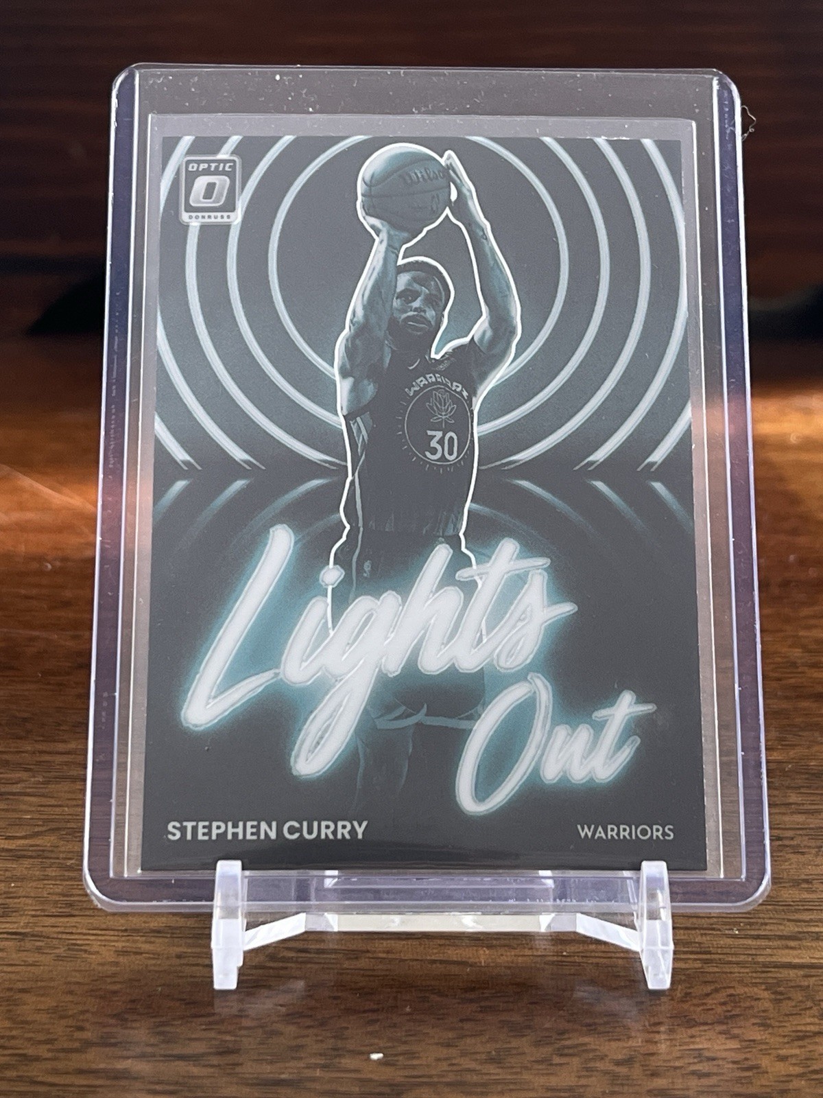 Stephen Curry 2022-23 Donruss Optic #13 Lights Out Warriors 