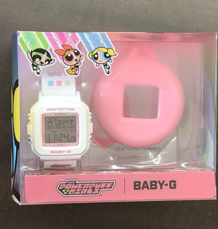 CASIO BABY-G+PLUS THE POWERPUFF GIRLS BGD-10 de Japón - Imagen 4 de 4