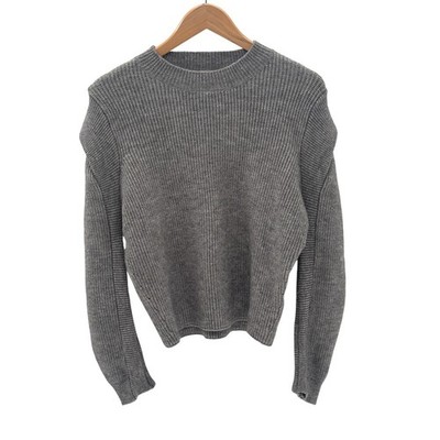 Wild Pony Sweater Pullover Thick Women Small Gray Long Sleeve
