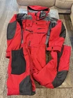 Couloir Ski Suit One Piece Snowsuit Snowboard Retro Jumpsuit Mens Size 40 Red