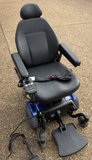 Pride Mobility Quantum J6 VA 2019 Power wheelchair with blue base Works Great 