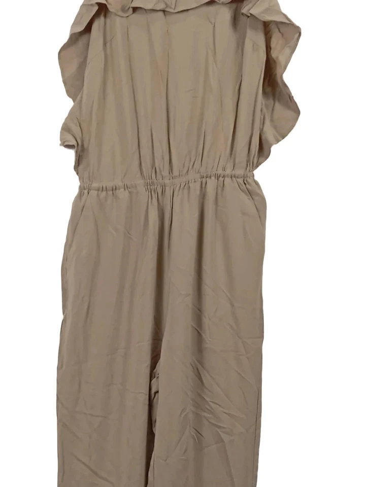VERO MODA Damen Jumpsuit Gr. 36/S Beige Casual - Bild 3 von 4